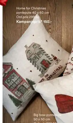 Kid Interiør Home for Christmas pyntepute, NOK 150 tilbud