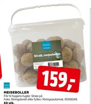 jem & fix MEISEBOLLER, NOK 159 tilbud