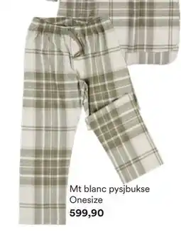 Kid Interiør Mt blanc pysjbukse, NOK 599.9 tilbud