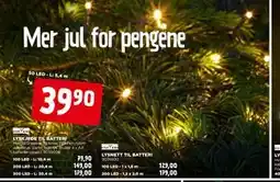 jem & fix LYSKJEDE TIL BATTERI tilbud