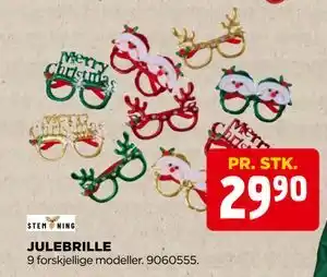 jem & fix JULEBRILLE, NOK 29.9 tilbud