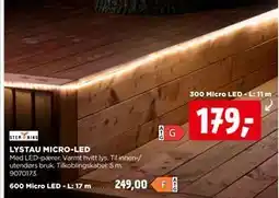 jem & fix LYSTAU MICRO-LED tilbud