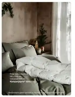 Kid Interiør Frida helårs dundyne, NOK 1250 tilbud