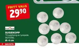 jem & fix SUGEKOPP, NOK 29.9 tilbud