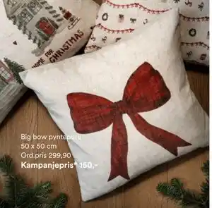 Kid Interiør Big bow pyntepute, NOK 150 tilbud