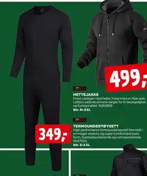 jem & fix TERMOUNDERTØYSETT, NOK 349 tilbud