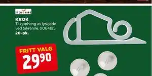 jem & fix KROK, NOK 29.9 tilbud