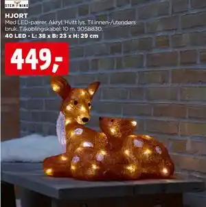 jem & fix HJORT, NOK 449 tilbud