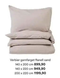 Kid Interiør Verbier garnfarget flanell sand tilbud