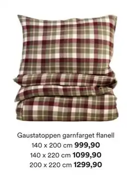 Kid Interiør Gaustatoppen garnfarget flanell tilbud