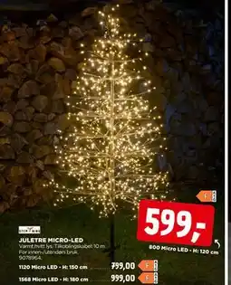 jem & fix JULETRE MICRO-LED tilbud