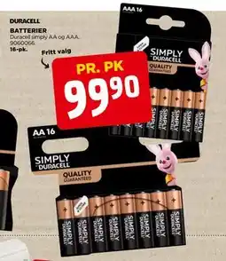 jem & fix BATTERIER, NOK 99.9 tilbud