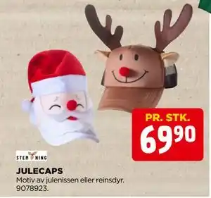 jem & fix JULECAPS, NOK 69.9 tilbud