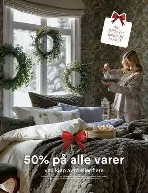 Kid Interiør 50% på alle varer tilbud