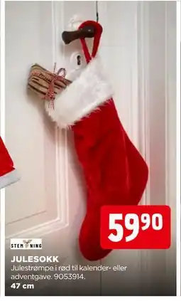 jem & fix JULESOKK, NOK 59.9 tilbud
