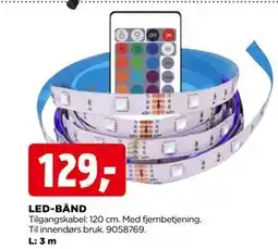 jem & fix LED-BÅND, NOK 129 tilbud