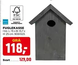 jem & fix FUGLEKASSE tilbud