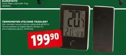 jem & fix TERMOMETER UTE/INNE TRÅDLØST, NOK 199.9 tilbud