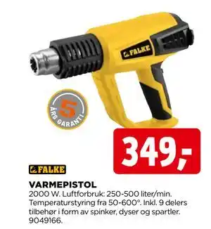 jem & fix VARMEPISTOL, NOK 349 tilbud