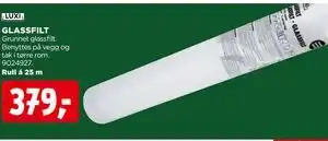 jem & fix GLASSFILT, NOK 379 tilbud