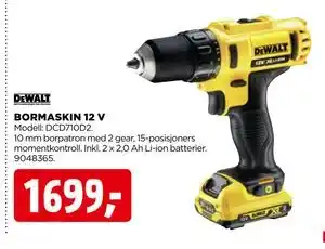 jem & fix BORMASKIN 12 V, NOK 1699 tilbud