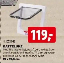 jem & fix KATTELUKE, NOK 119 tilbud