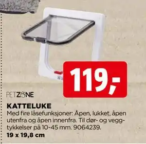 jem & fix KATTELUKE, NOK 119 tilbud