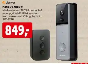 jem & fix DØRKLOKKE, NOK 849 tilbud
