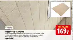 jem & fix TREBETONG TAKPLATE, NOK 169 tilbud