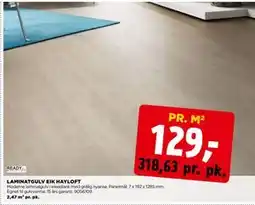jem & fix LAMINATGULV EIK HAYLOFT, NOK 129 tilbud