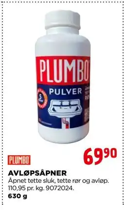 jem & fix AVLØPSÅPNER, NOK 69.9 tilbud