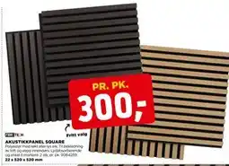 jem & fix AKUSTIKKPANEL SQUARE, NOK 300 tilbud