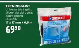 jem & fix TETNINGSLIST, NOK 69.9 tilbud