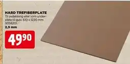 jem & fix HARD TREFIBERPLATE, NOK 49.9 tilbud