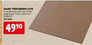 jem & fix HARD TREFIBERPLATE, NOK 49.9 tilbud