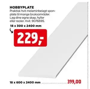 jem & fix HOBBYPLATE tilbud