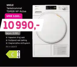 ELON MIELE Tørketrommel TSA528 WP Active tilbud
