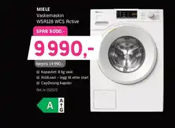 ELON Miele vaskemaskin wsa128 wcs active tilbud