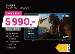 ELON Philips tv 65" 65pus7000/12 tilbud
