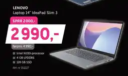 ELON LENOVO Laptop 14" IdeaPad Slim 3 tilbud