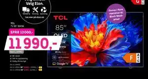 ELON Ɯ 85” QLED Ɯ 144 Hz oppdatering Ɯ Dolby Atmos-lyd, NOK 11990 tilbud