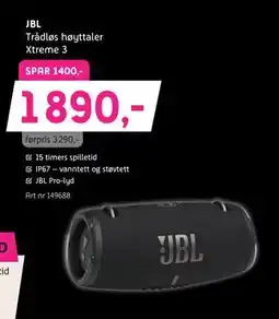 ELON JBL Trådløs høyttaler Xtreme 3, NOK 1890 tilbud