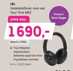 ELON JBL Hodetelefoner over-ear Tour One Mk2, NOK 1690 tilbud