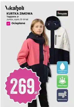 Sport Outlet Vikafjeli kurtka zimowa toppane jr tilbud