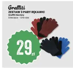 Sport Outlet Graffiti zestaw 3 pary rękawic tilbud