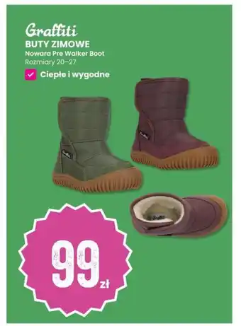 Sport Outlet Graffiti buty zimowe Nowara Pre Walker Boot tilbud