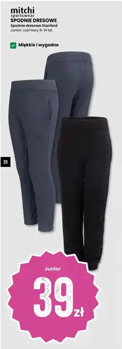 Sport Outlet Mitchi sportswear spodnie dresowe spodnie dresowe stanford tilbud