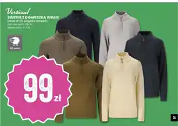 Sport Outlet Vertical sweter z domieszką wełny kirove w 1/2, półgolf z zamkiem tilbud