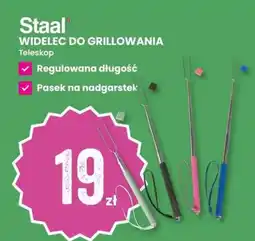 Sport Outlet Staal widelec do grillowania teleskop tilbud