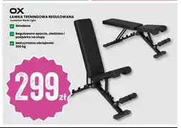 Sport Outlet Ox ławka treningowa regulowana justerbar benk light tilbud